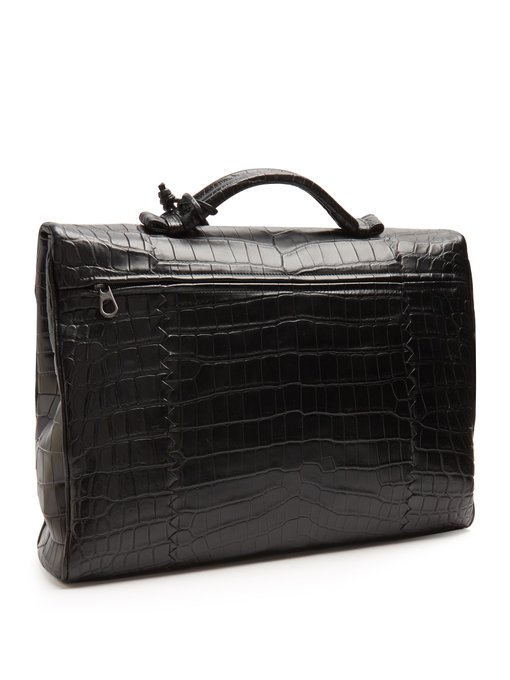 Crocodile briefcase | Bottega Veneta | MATCHESFASHION US