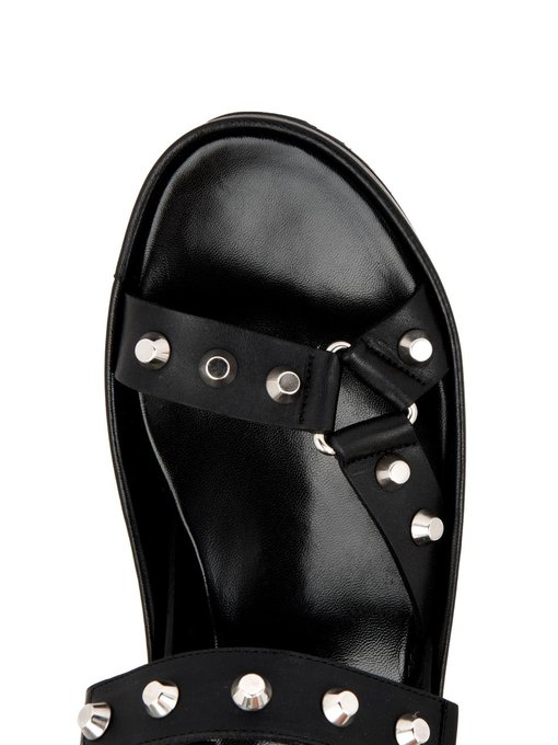 Arena stud leather platform sandals | Balenciaga | MATCHESFASHION UK