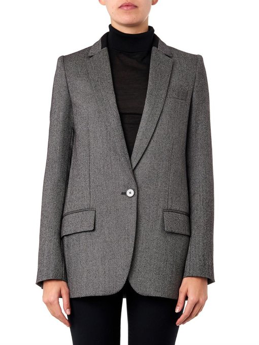 Brodie bird's-eye wool jacket | Stella McCartney | MATCHESFASHION UK