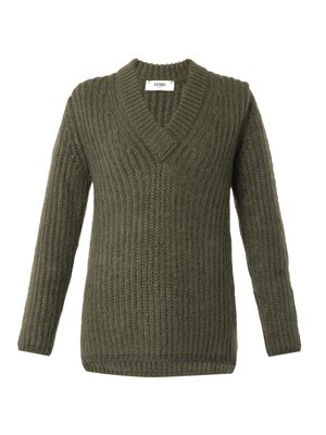V-neck sweater | Fendi | MATCHESFASHION.COM US