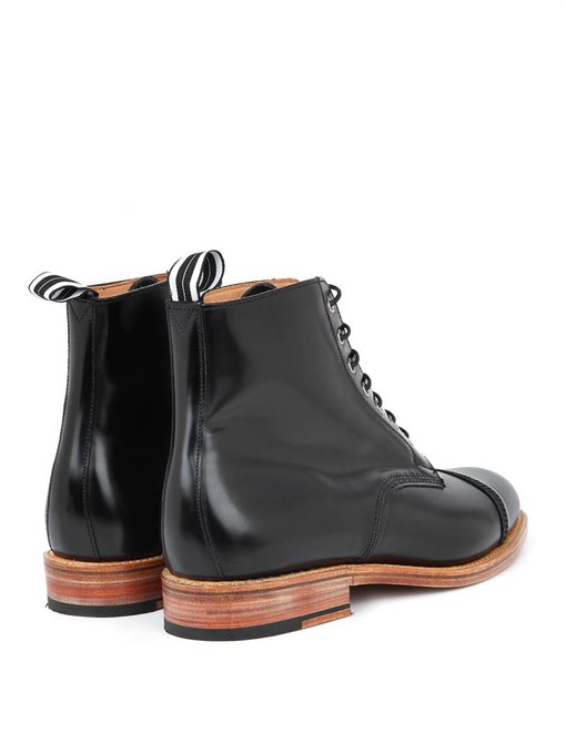 Leather oxford boots | Oliver Spencer 