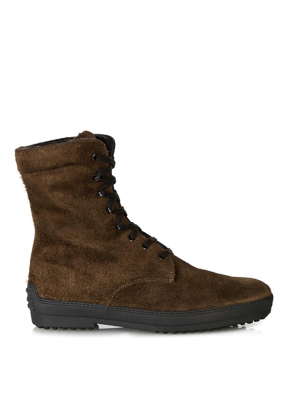 shearling lined winter boots