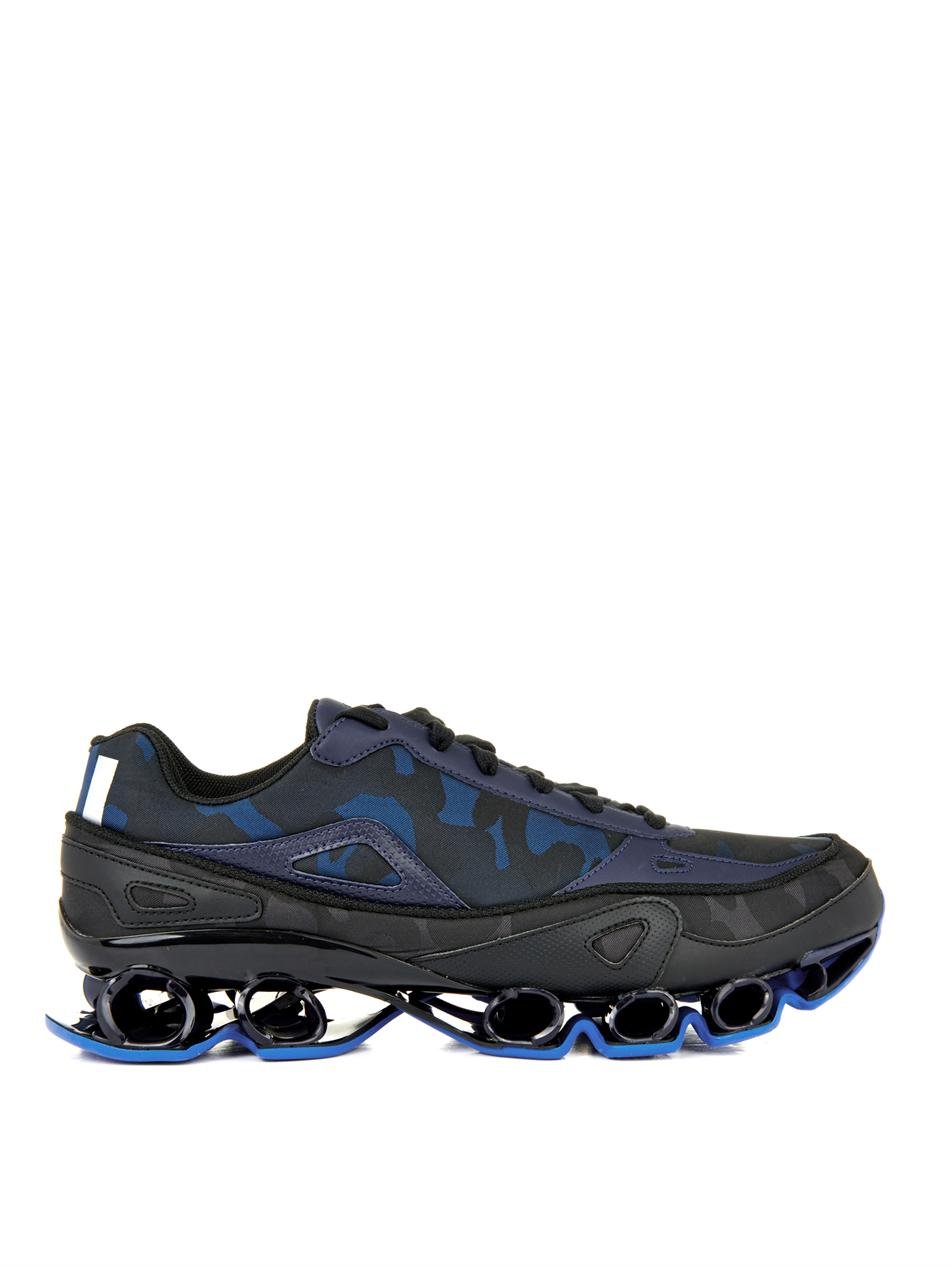 adidas by raf simons bounce camouflage jacquard sneakers