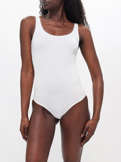 Wolford - Jamaika Sleeveless Jersey Bodysuit White