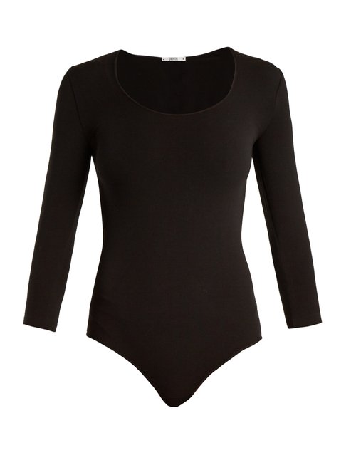 Wolford - Tokio String Jersey Bodysuit Black