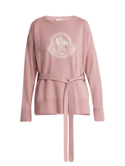 Moncler - Maglione Wool And Cashmere-blend Sweater Pink