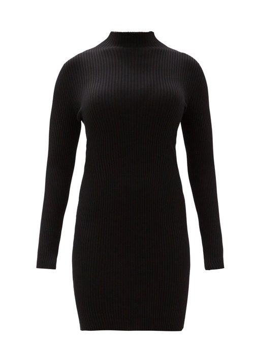 Wolford - Rib-knitted High-neck Dress Black