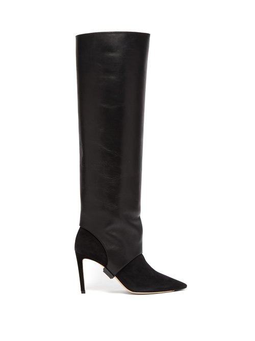 Hurley two-piece knee-high boots by Jimmy Choo shoes online shopping at ...