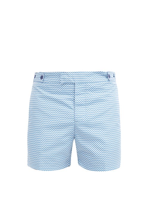 frescobol carioca - copacabana tailored swim shorts mens blue