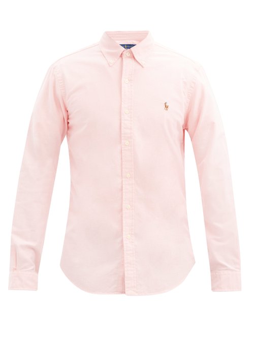 Polo Ralph Lauren - Slim-fit Cotton Oxford Shirt - Mens - Pink