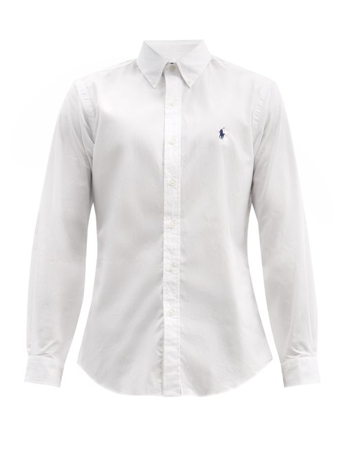 Polo Ralph Lauren - Logo-embroidered Cotton Shirt - Mens - White