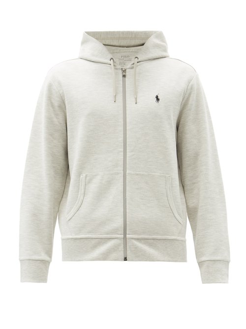 Polo Ralph Lauren - Logo-embroidered Hooded Sweatshirt - Mens - Grey