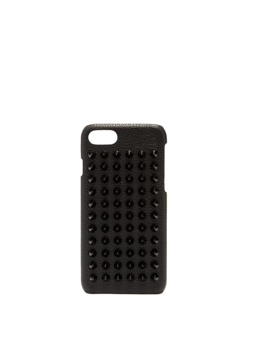Christian Louboutin - Loubiphone Spike Leather Iphone® 7/8 Case - Mens - Black