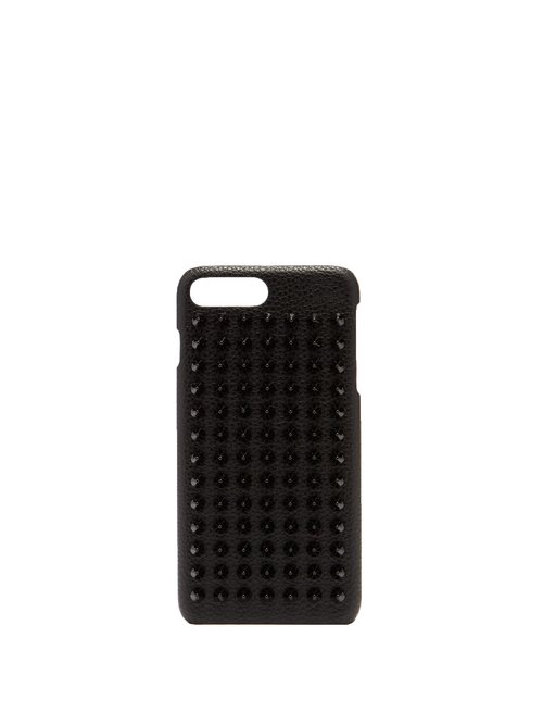 Christian Louboutin - Loubiphone Spike Leather Iphone® 7+/8+ Case - Mens - Black