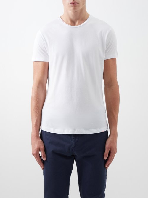 Orlebar Brown – Ob-t Cotton-jersey T-shirt – Mens – White