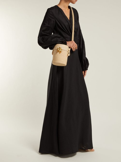 Buy Kalita Utopia Linen Maxi Dress Black online - shop best Kalita clothing sales