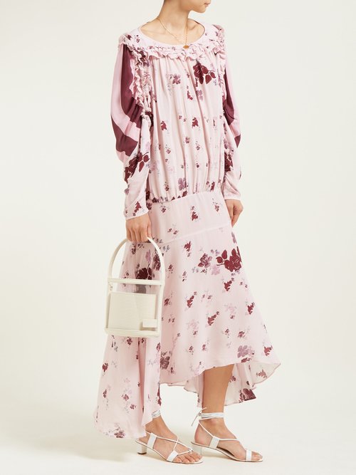 Preen Line Sora Floral-print Dress Pink Multi - 70% Off Sale
