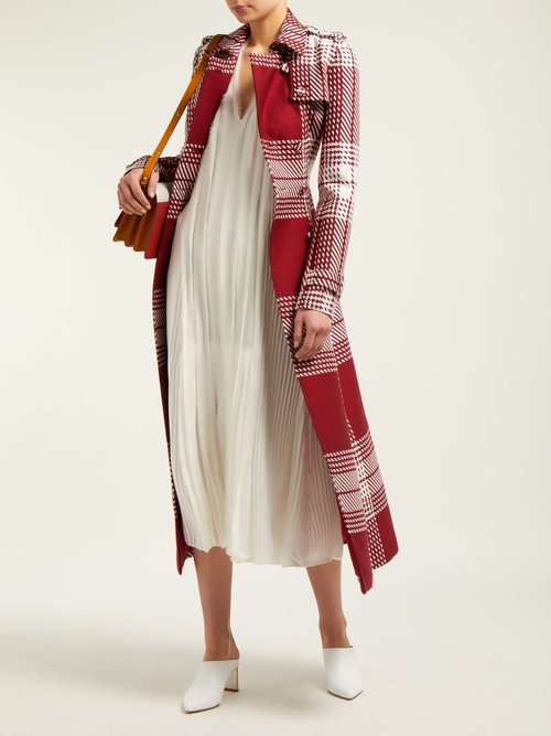 Gabriela Hearst Pearl Pintucked Silk-chiffon Midi Dress Ivory - 70% Off Sale