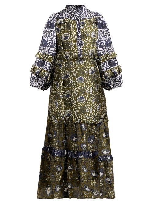 Apiece Apart Gracia floral-print silk dress