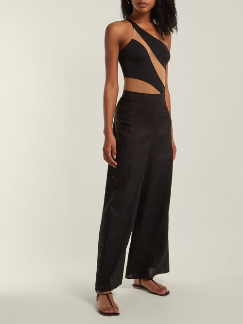 ONE SHOULDER MIO – Black – Norma Kamali