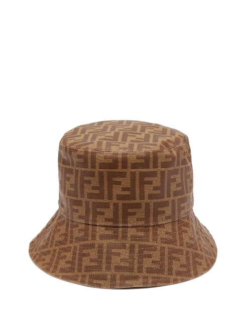 Fendi - Ff Waxed Canvas Bucket Hat - Mens - Brown | ModeSens