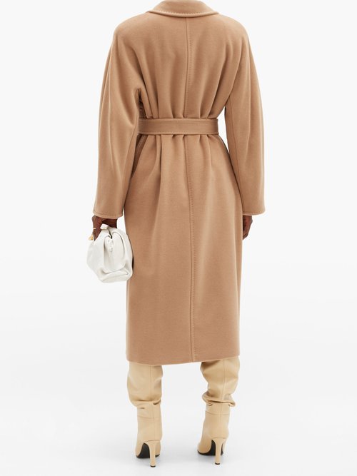 Women's 101801 Icon Madame Wool & Cashmere Double-breasted Coat In Beige