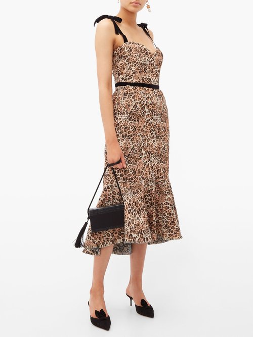 Johanna Ortiz Love Between Species Leopard-print Dress Leopard - 70% Off Sale