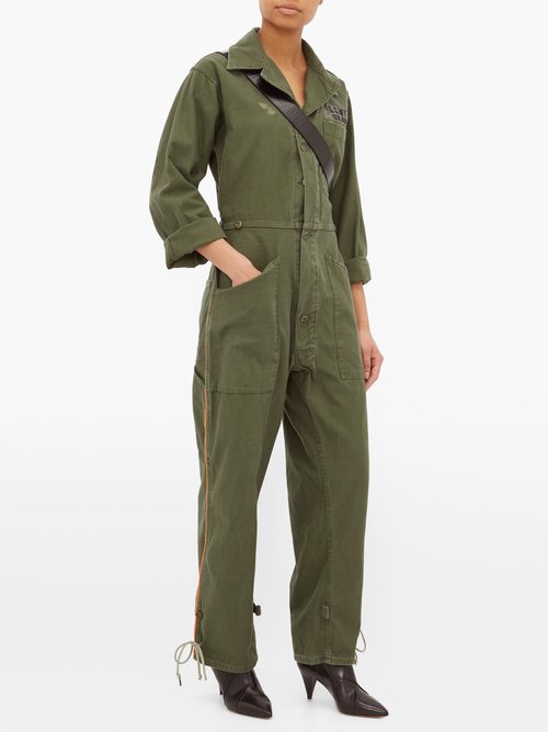 Myar Usp7a American Army Cotton Jumpsuit Green