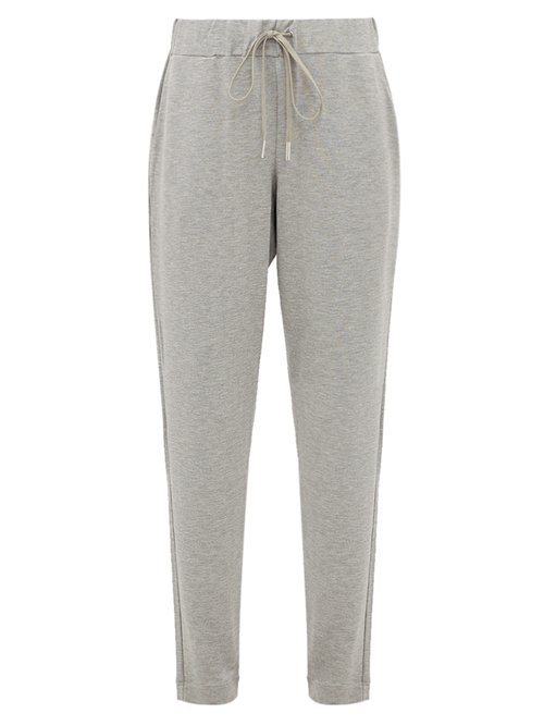 Hanro Balance Stretch Jersey Track Pants In Grey | ModeSens