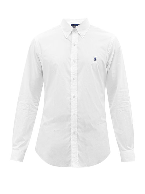 Polo Ralph Lauren - Slim-fit Cotton-poplin Shirt - Mens - White