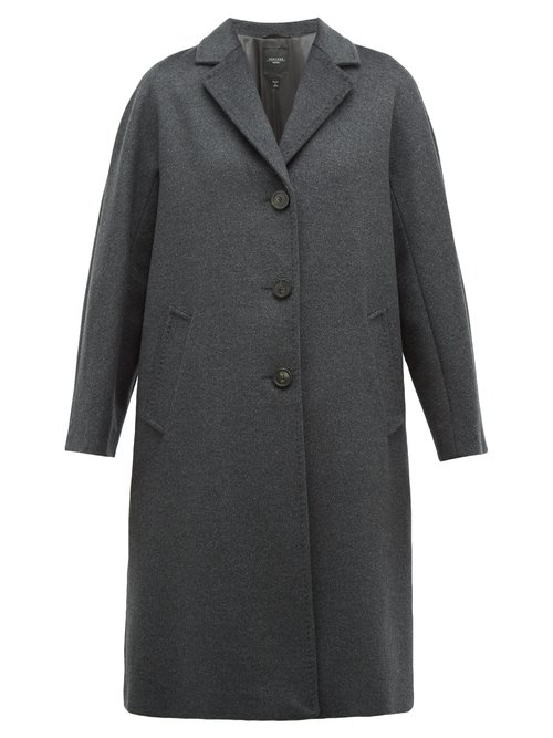 Weekend Max Mara Funale Coat In Dark Grey | ModeSens