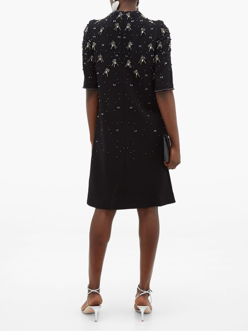 Goat Alexa Crystal-embellished Wool Dress Black - 60% Off Sale