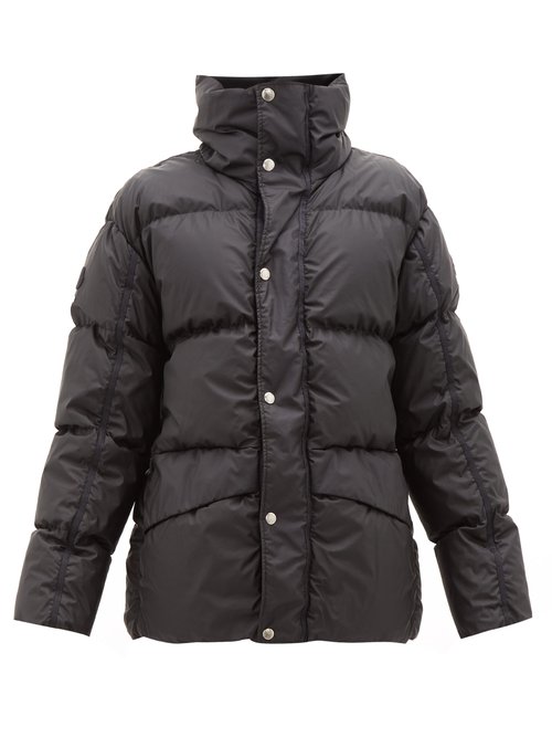 6 Moncler 1017 ALYX 9SM - Rollercoaster Buckle-harness Quilted Down Coat - Mens - Black