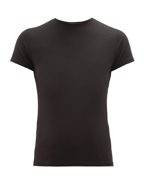 ATM - Baby Slubbed Cotton-jersey T-shirt Black