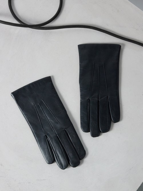 Dents Bath Cashmere-lined Leather Gloves
