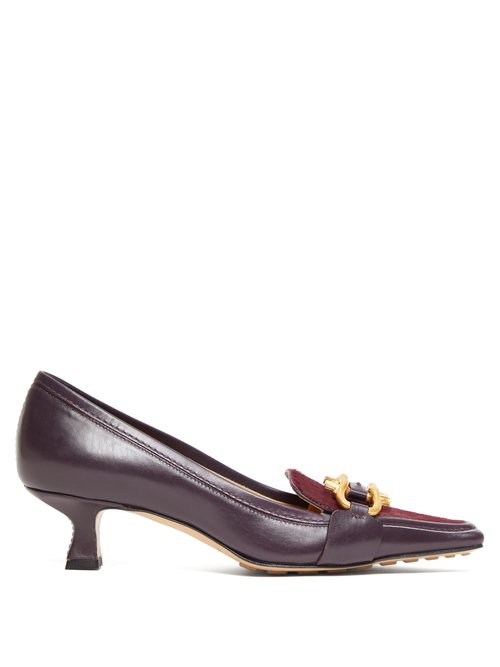 Bottega Veneta - The Madame Leather Loafers Burgundy