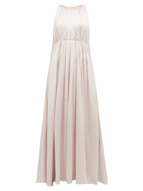 Roksanda Aurelie Silk-Charmeuse Gown In Pink | ModeSens