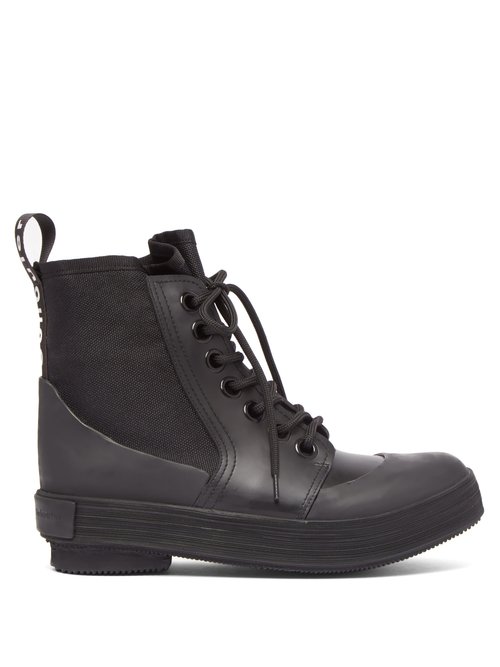 black canvas boots womens