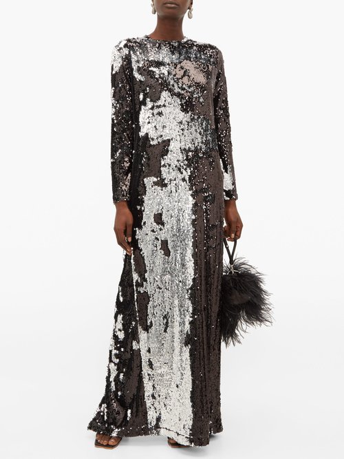 Buy Marques'almeida Two-way Sequinned Occasion Dress Silver online - shop best Marques'Almeida clothing sales