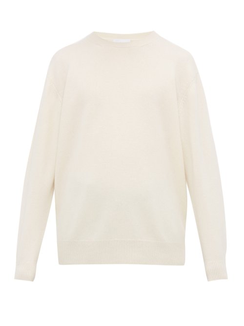 Raey - Loose-fit Crew-neck Cashmere Sweater - Mens - Ivory