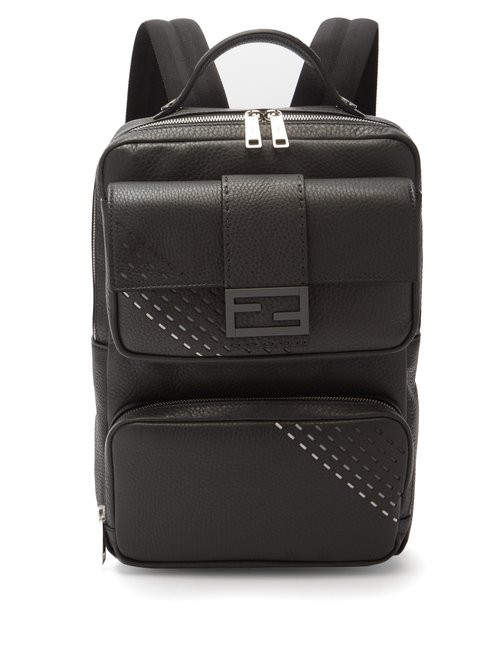Fendi - Roma Textured-leather Backpack - Mens - Multi