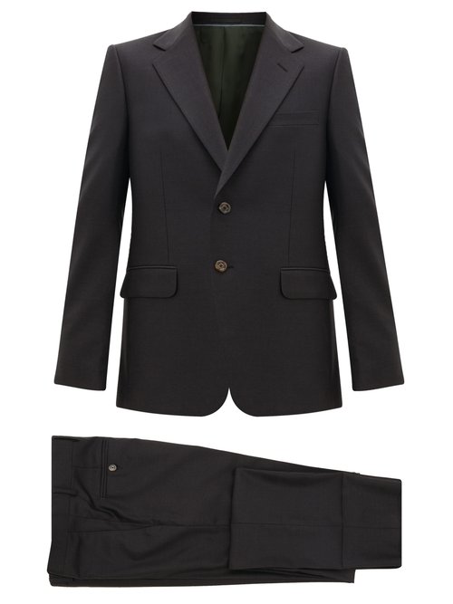 Natural Wool Blend London Suit Luisaviaroma Herren Kleidung Anzüge 
