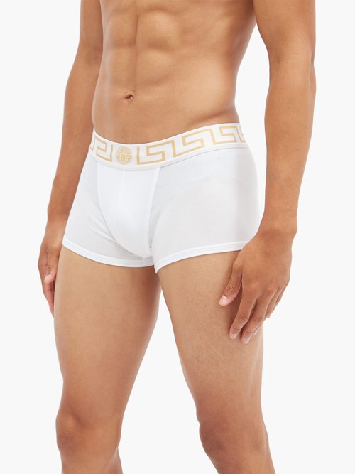 White Pack of two logo stretch-cotton boxer briefs