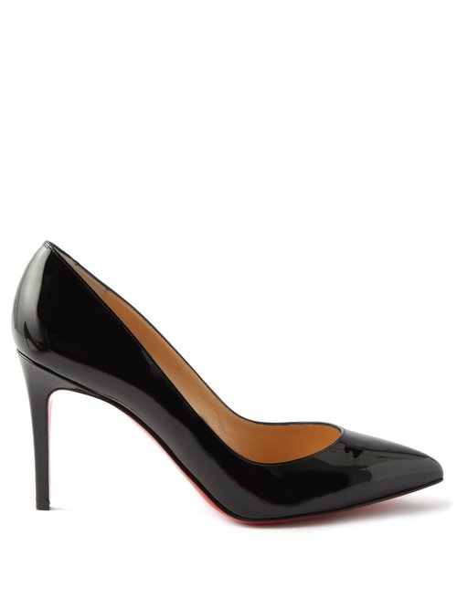 Christian Louboutin – Pigalle 85 Patent-leather Pumps Black