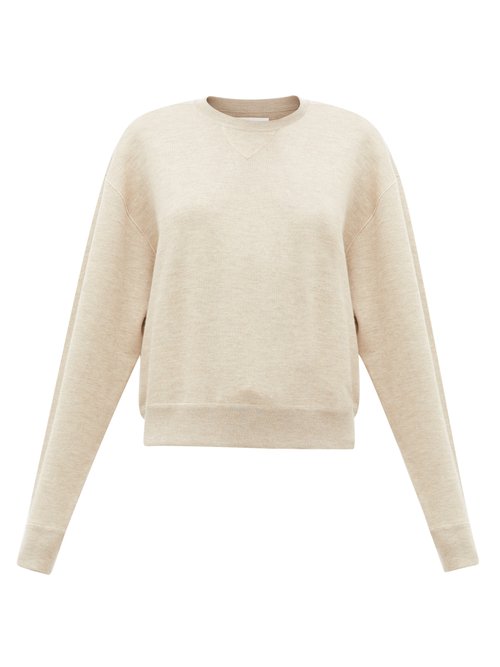 Jil Sander - Dropped-sleeve Cashmere-blend Sweater Beige