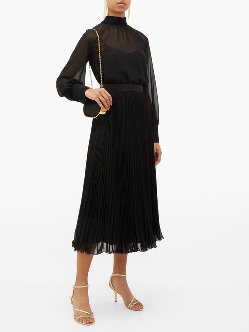 Max Mara Malizia Midi Dress Black - 60% Off Sale