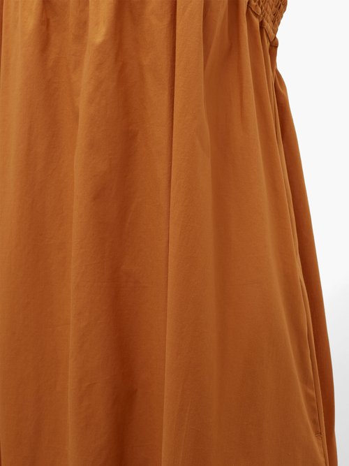 Max Mara Beachwear Cappa Dress Dark Orange