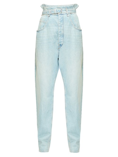 Gloria Paperbag-waist Jeans