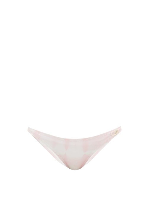 Buy Solid & Striped - Rachel Tie-dye Bikini Briefs Light Pink online - shop best Solid & Striped swimwear sales