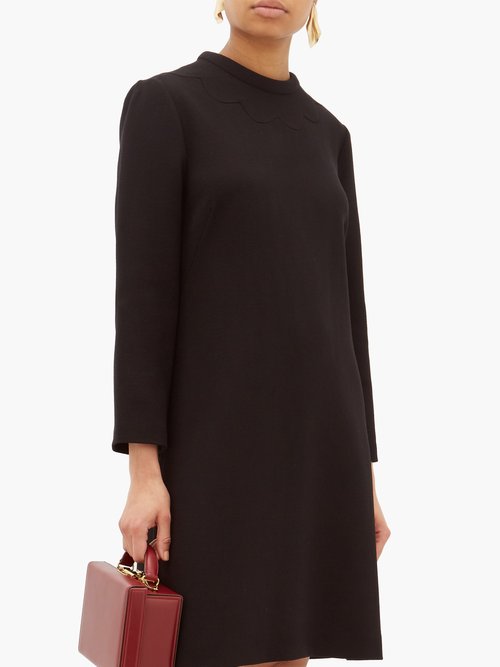 Goat Juno Wool-crepe Dress Black - 50% Off Sale